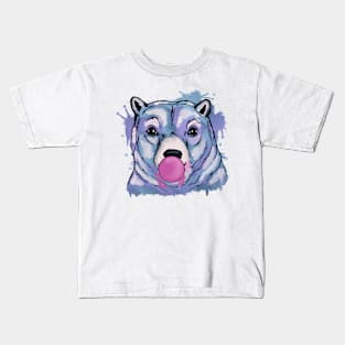 Colorful, polar bear Kids T-Shirt